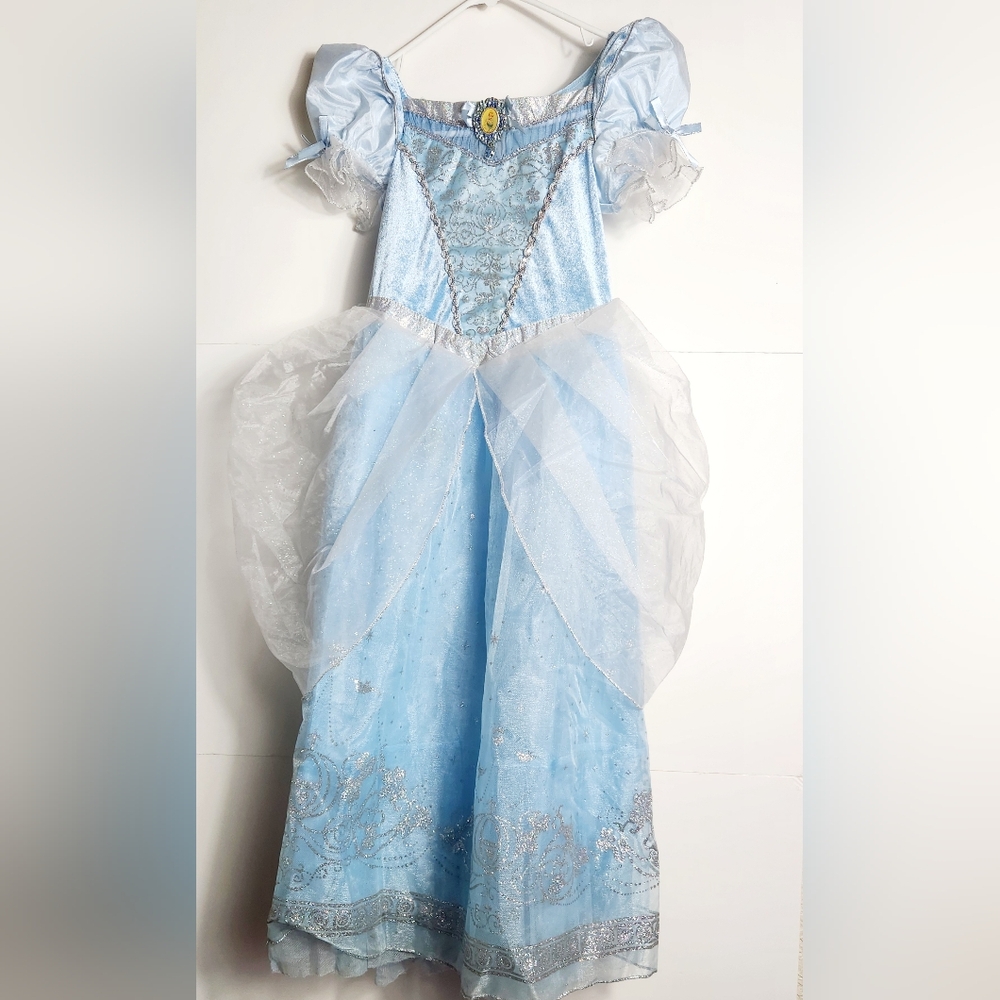 Disney Store Cinderella Blue Dress and Silver Princess Tiara Size: 10 L